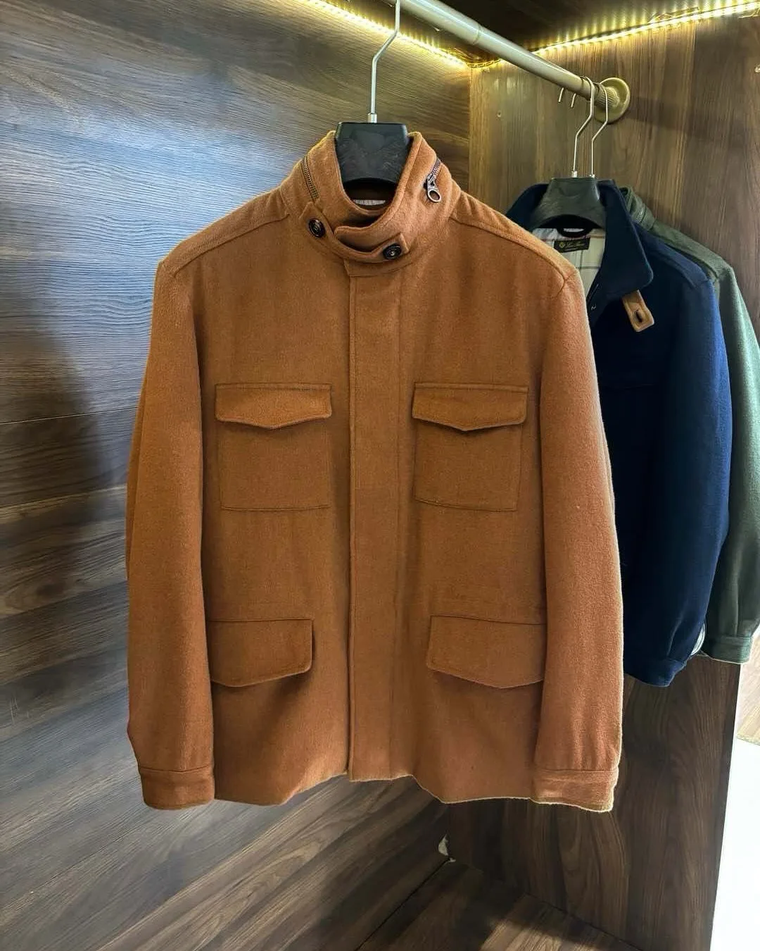 field/utility jacket with cargo chest pockets photo 1