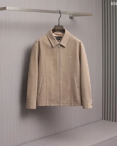 Loro Piana beige/camel short zip jacket