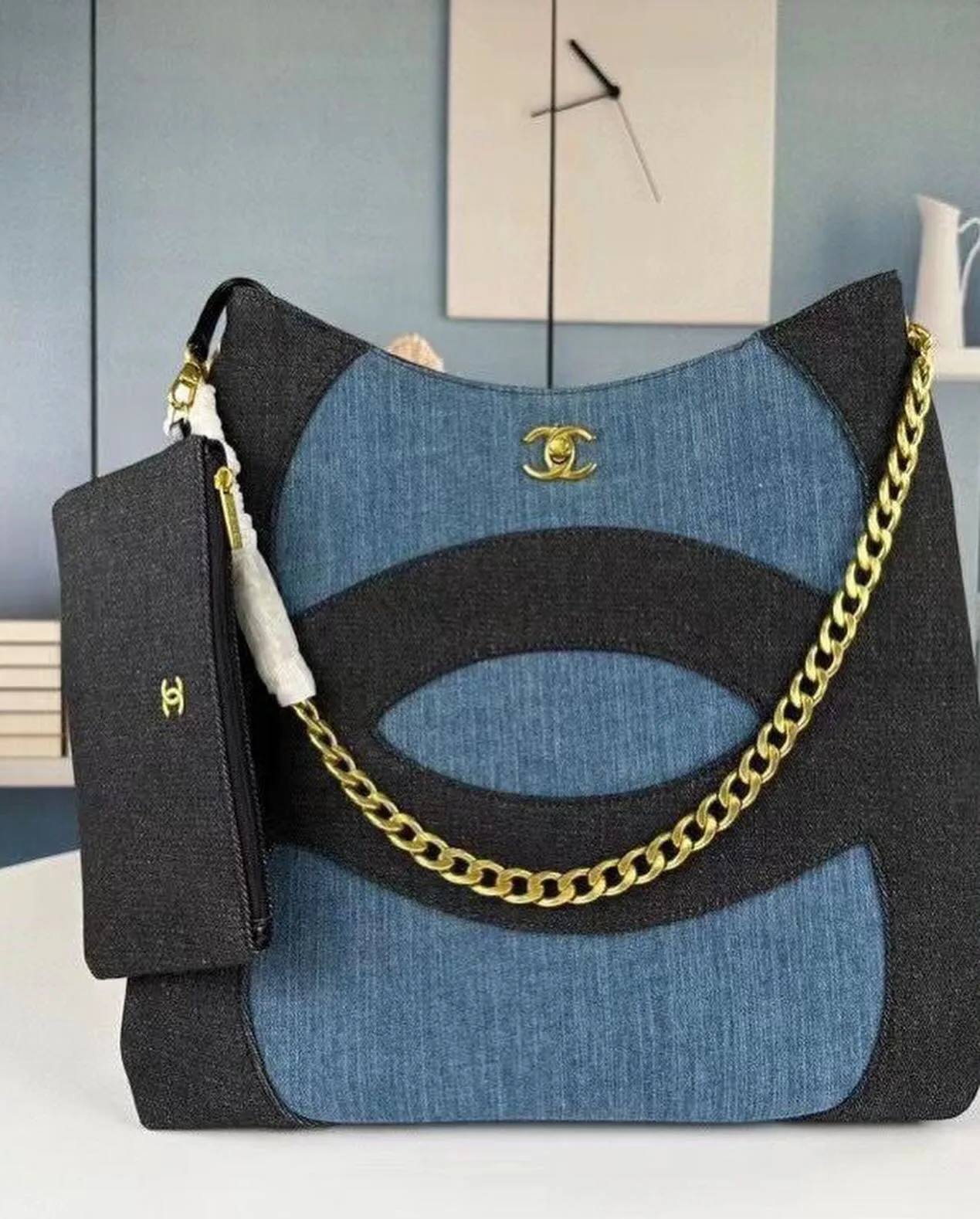 Chanel Denim Hobo photo 1
