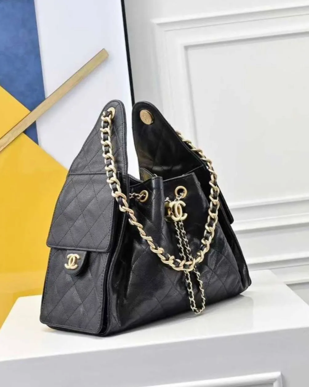Chanel Drawstring Bucket Bag photo 5
