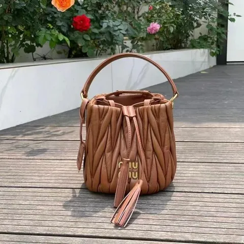 Miu Miu Matelassé Bucket Bag