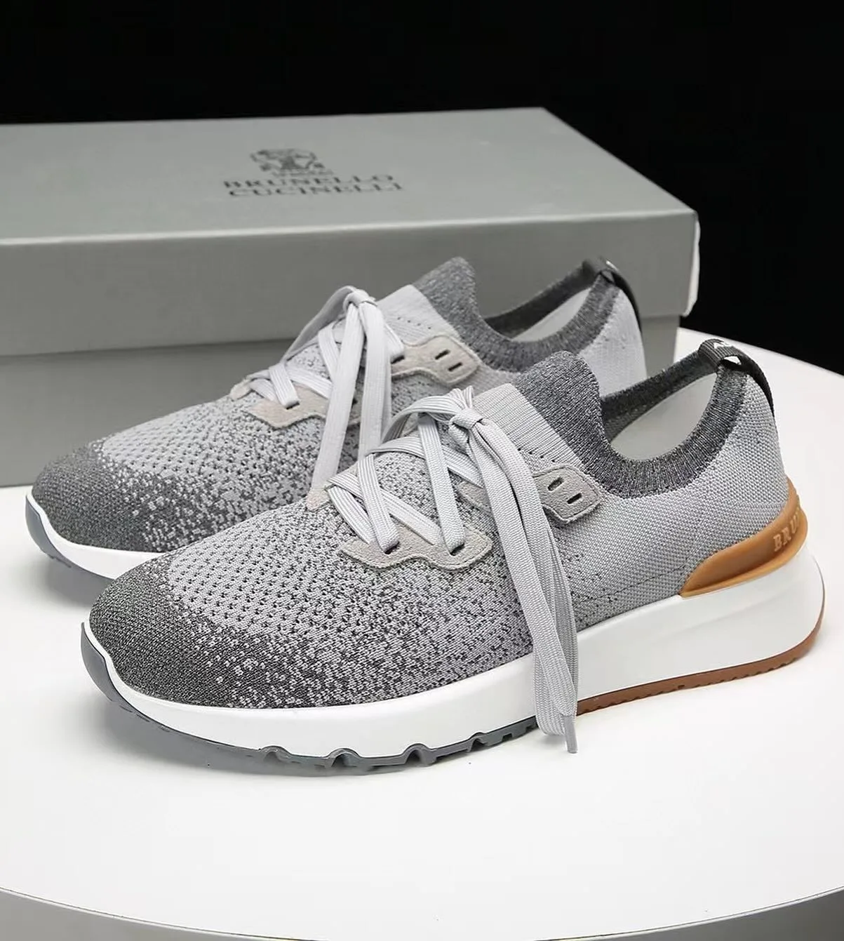 Brunello Cucinelli Knit Runner Sneaker photo 1