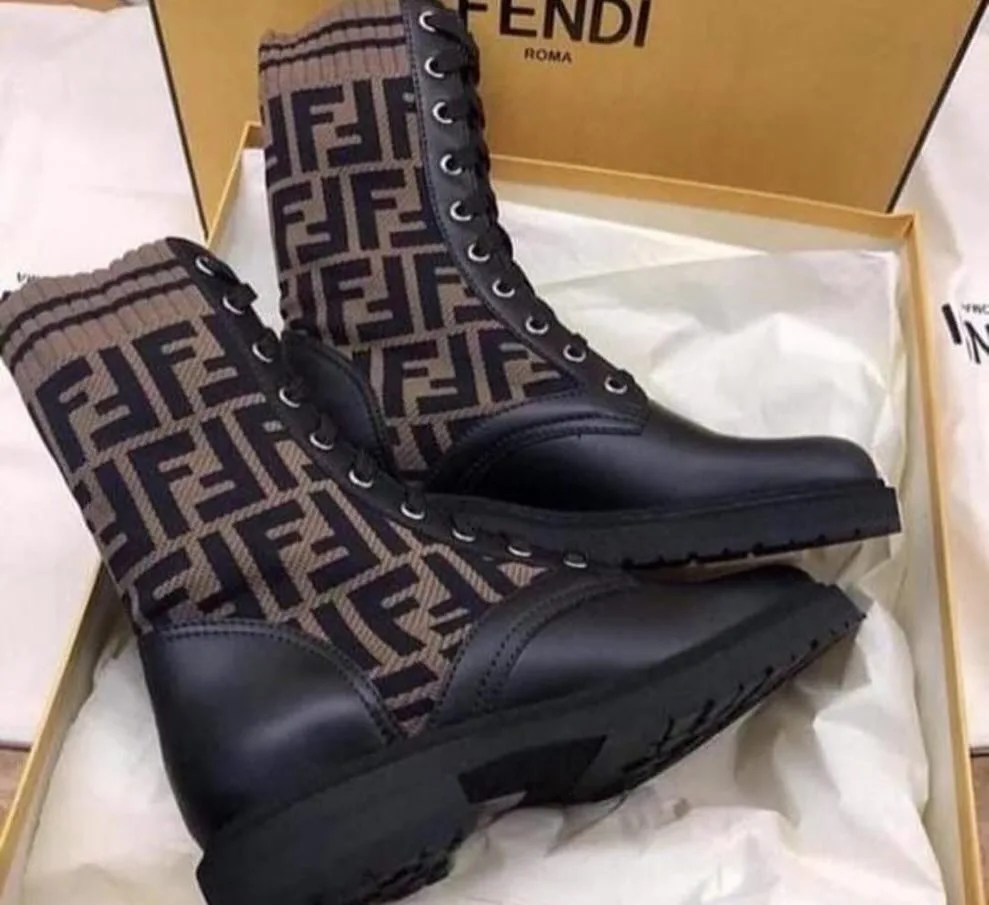 Fendi FF combat boot photo 1