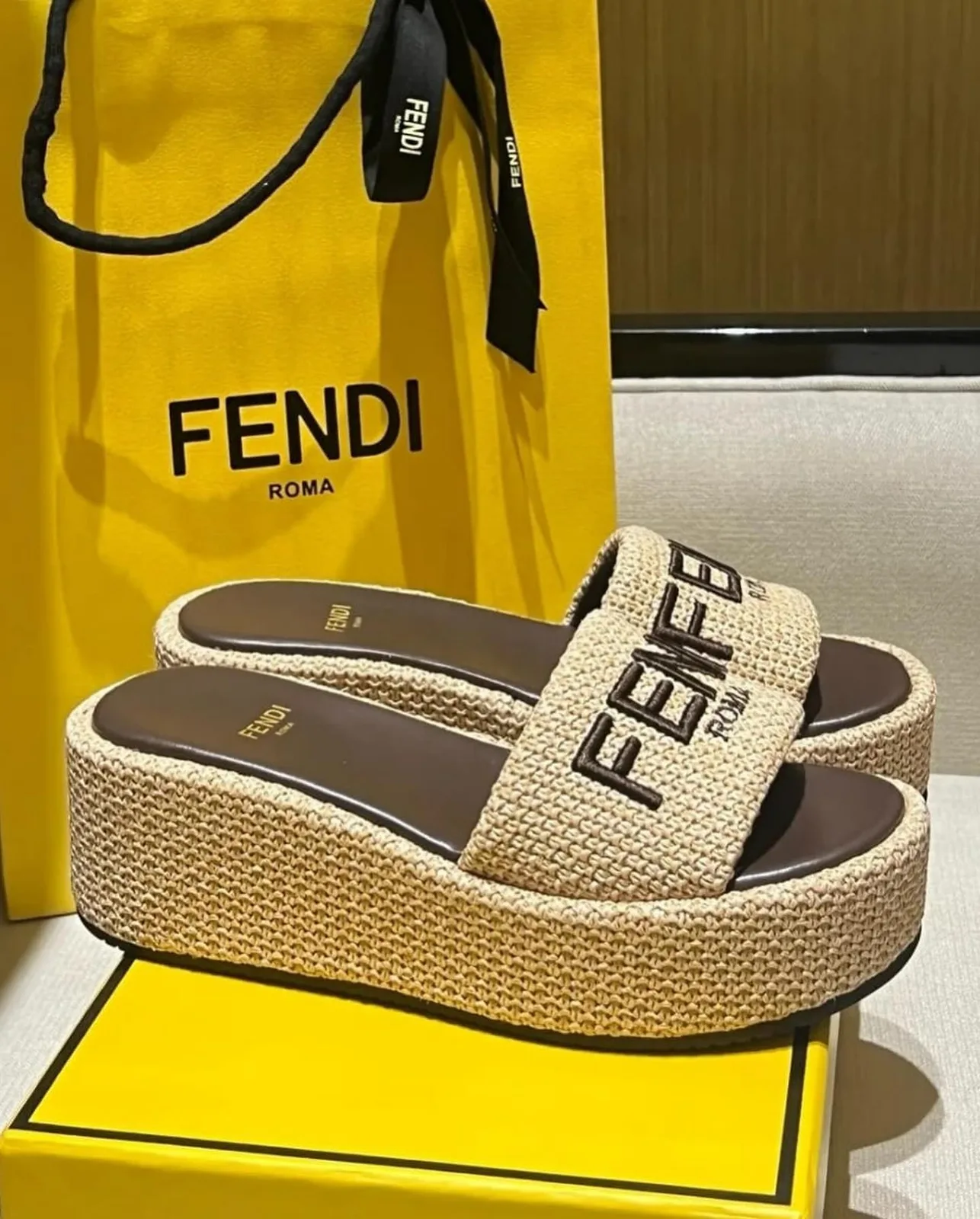Fendi Platform Slide Sandal photo 1